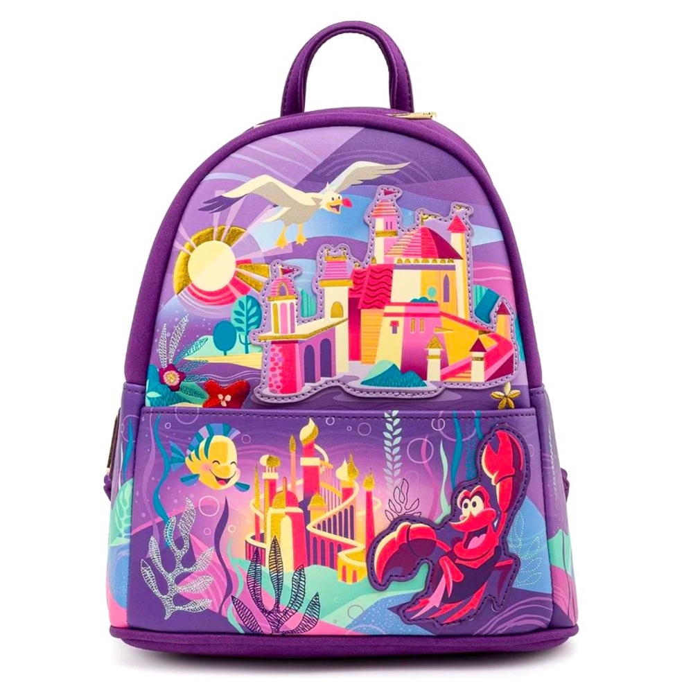 NWT Loungefly Disney Ariel Castle Collection Mini